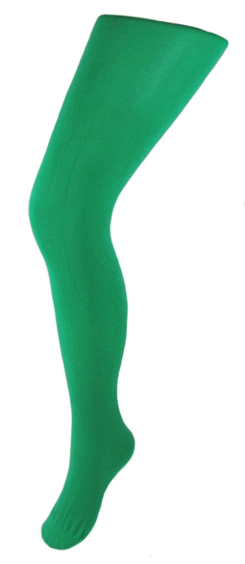 Silver Legs Women's Emerald Green 100 Denier Opaque Tights (Emerald Green)
