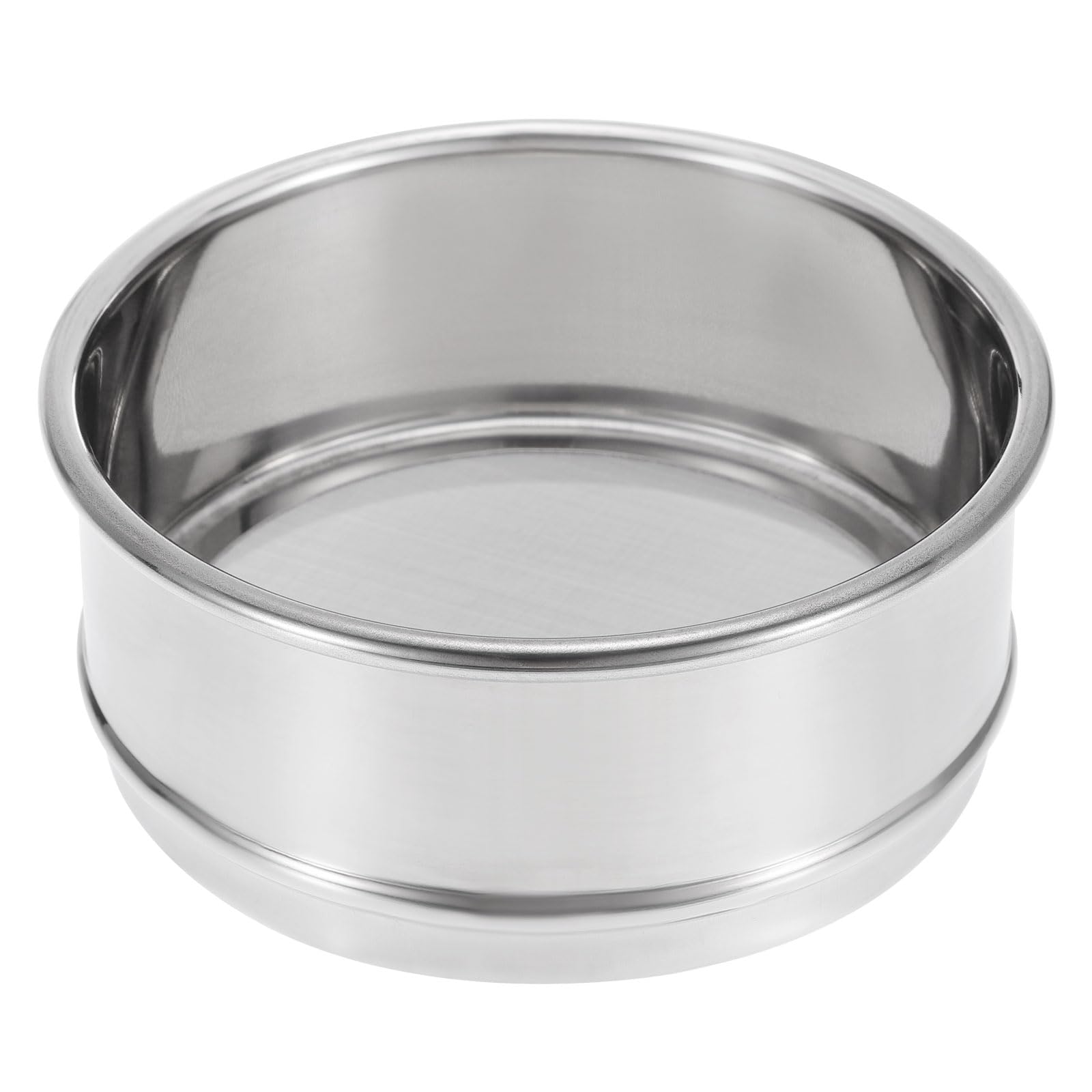 PATIKIL 110 Maschen Labor Sieb 4" Durchmesser Test Sieb 304 Edelstahlgewebe (0.15mm) für industrielle Laboratorien