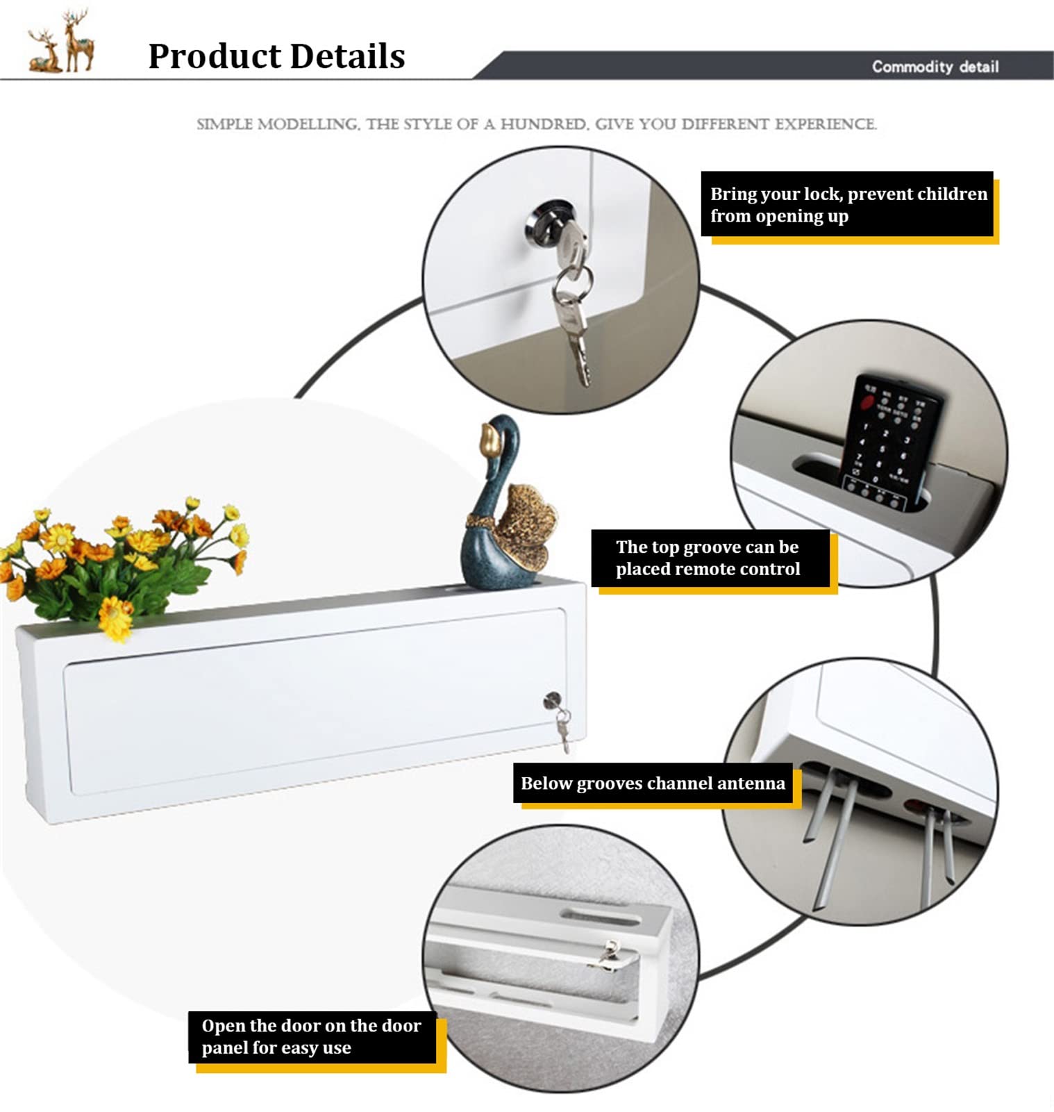 Amazon｜ルーター収納ボックス 鍵付き WiFiルーター収納ボックス 電源