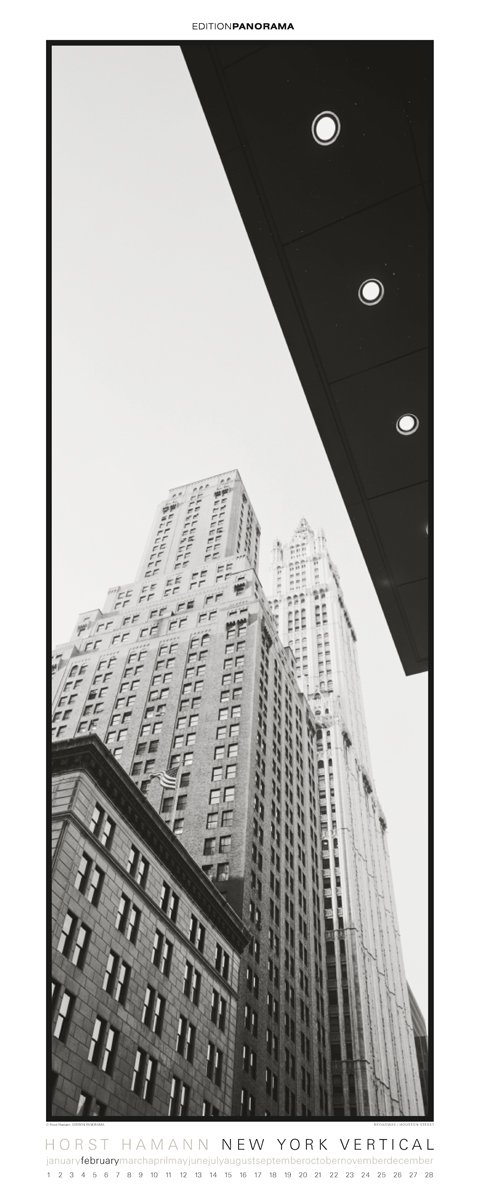 New York - Magnum Kalender immerwährend: Panorama Kalender m. immerwährendem Kalendarium