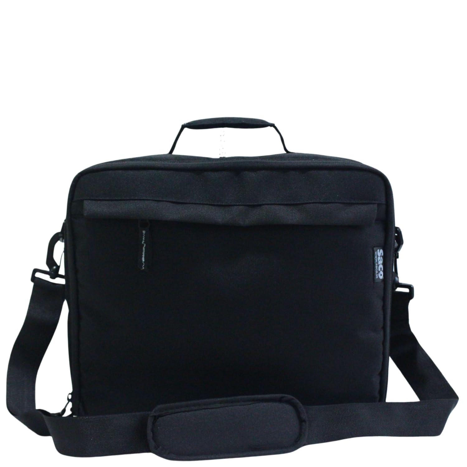 Saco Projector Bag Case, Portable Travel Carrying Case Compatible up-to 32 x 27 x 11 CM (L x H x W) with Padded Adjustable Shoulder Strap (Fit with Most Major Projectors) - Black - Image 3 thumbnail