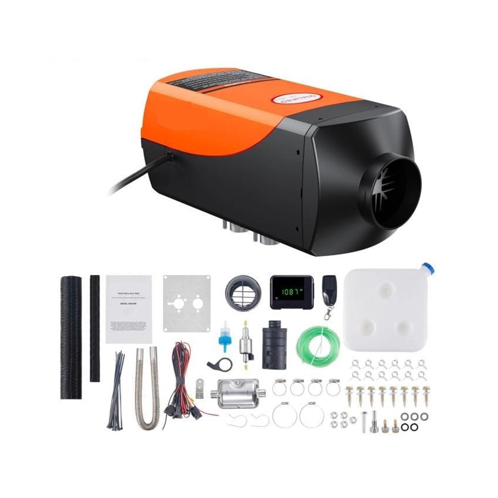 Chauffage Diesel 2 KW, 12 V, Avec Écran LCD, Idéal For Le Stationnement Et Rapide Des Camping-cars, Caravanes Bateaux Facile à installer