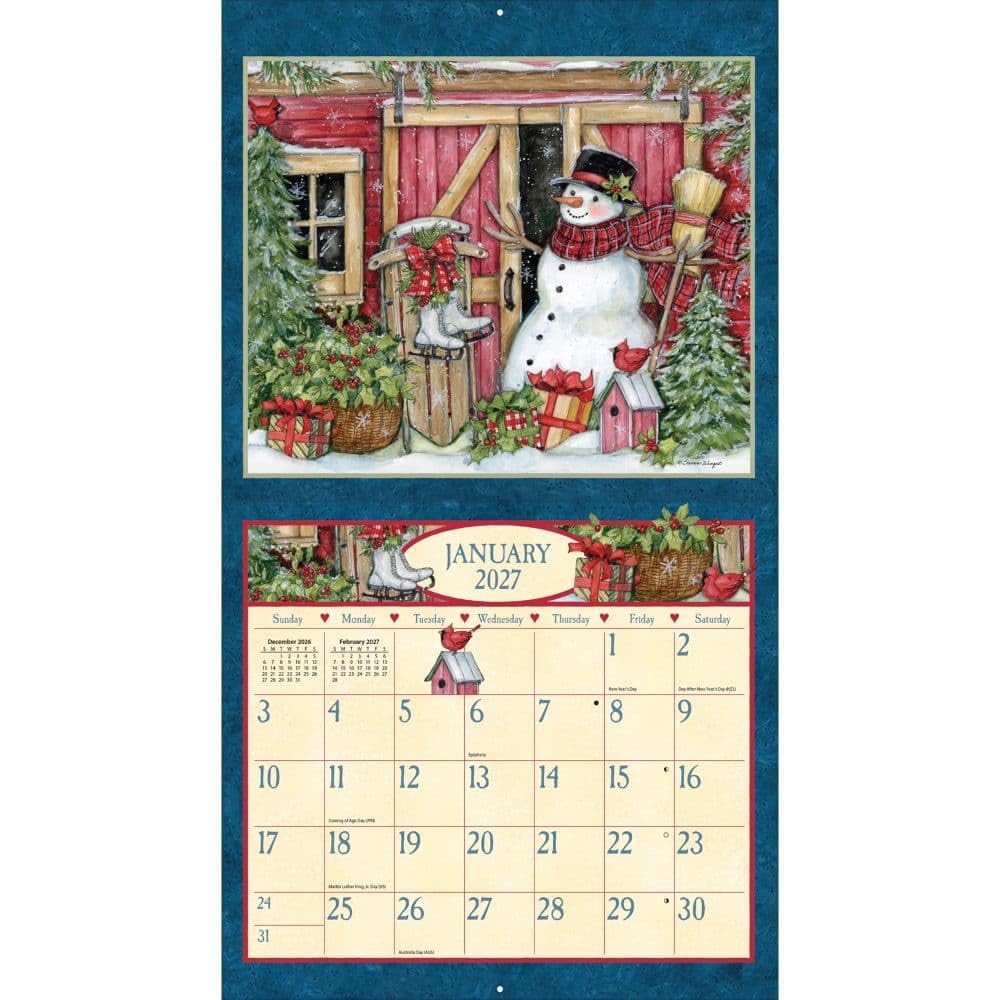 Calendario da parete 2027 Heart and Home di Susan Winget