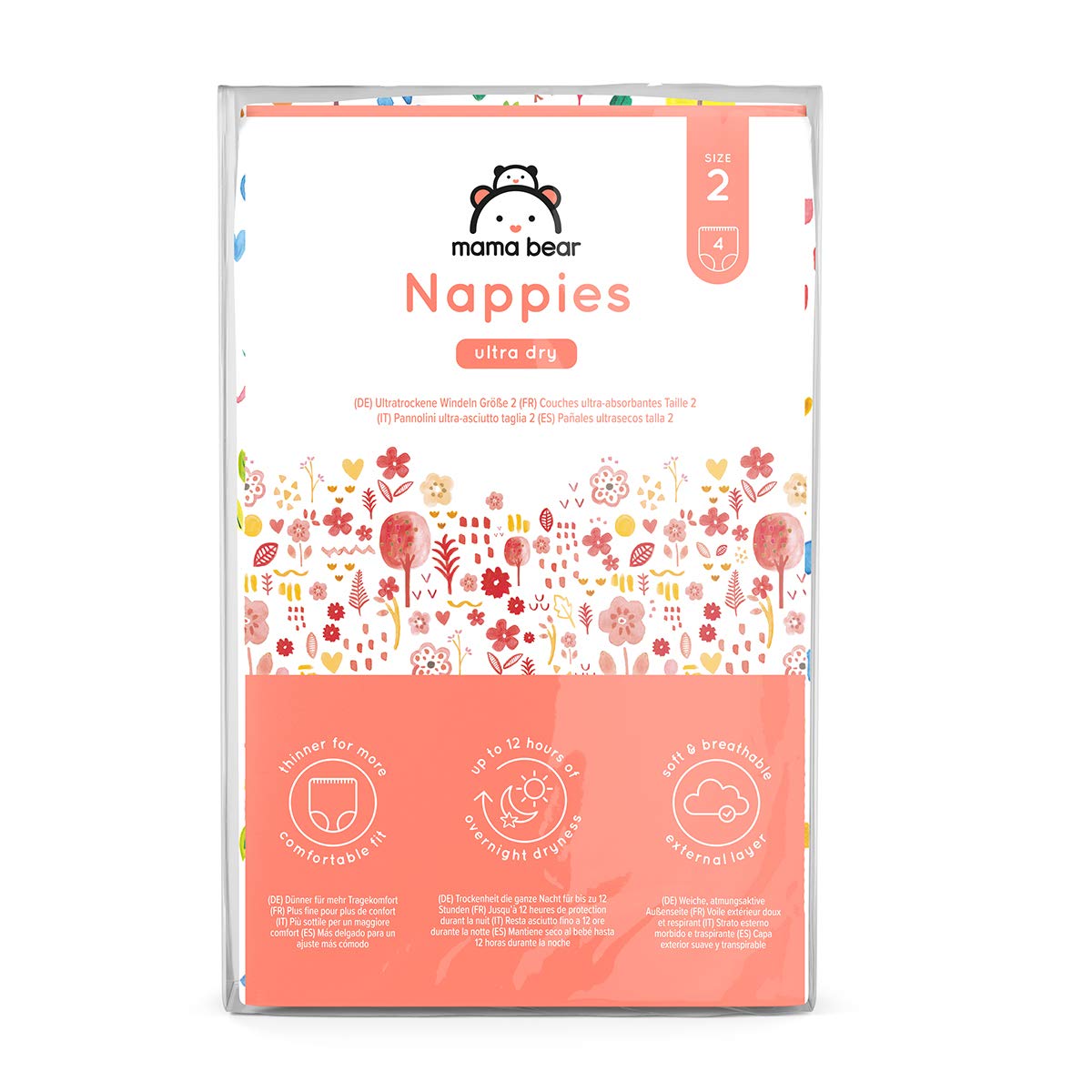 Amazon Brand Mama Bear 4 Ultra Dry Nappies Size 2 3 6 Kg Sample Buy Online In Bahrain At Bahrain Desertcart Com Productid