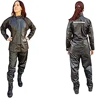 Capa De Chuva Feminina Para Motoqueiro Pvc Impermeavel Piracapas P