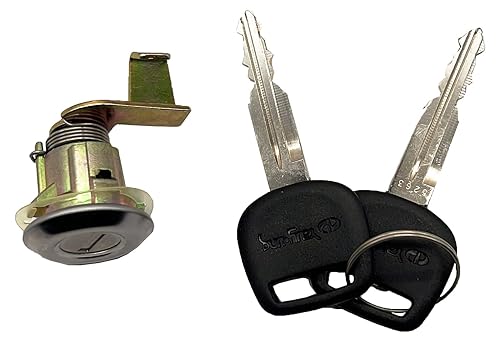 Cilindro de bloqueo de tapa de llenado de combustible compatible con Toyota Pickup 91-1995; Toyota 4Runner DLX 1991-1995, SR5, STD|4 cilindros 2.4L,