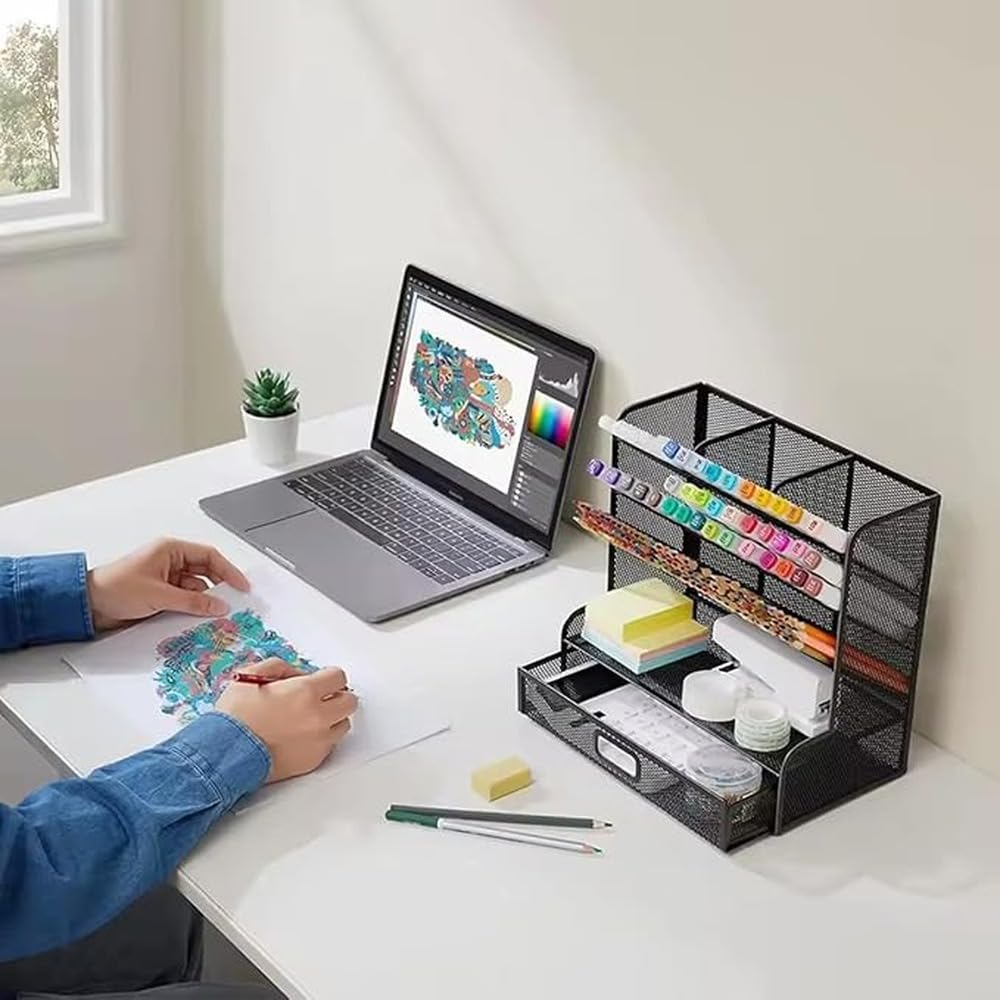 Organizador de carpetas para accesorios de escritorio y organizador