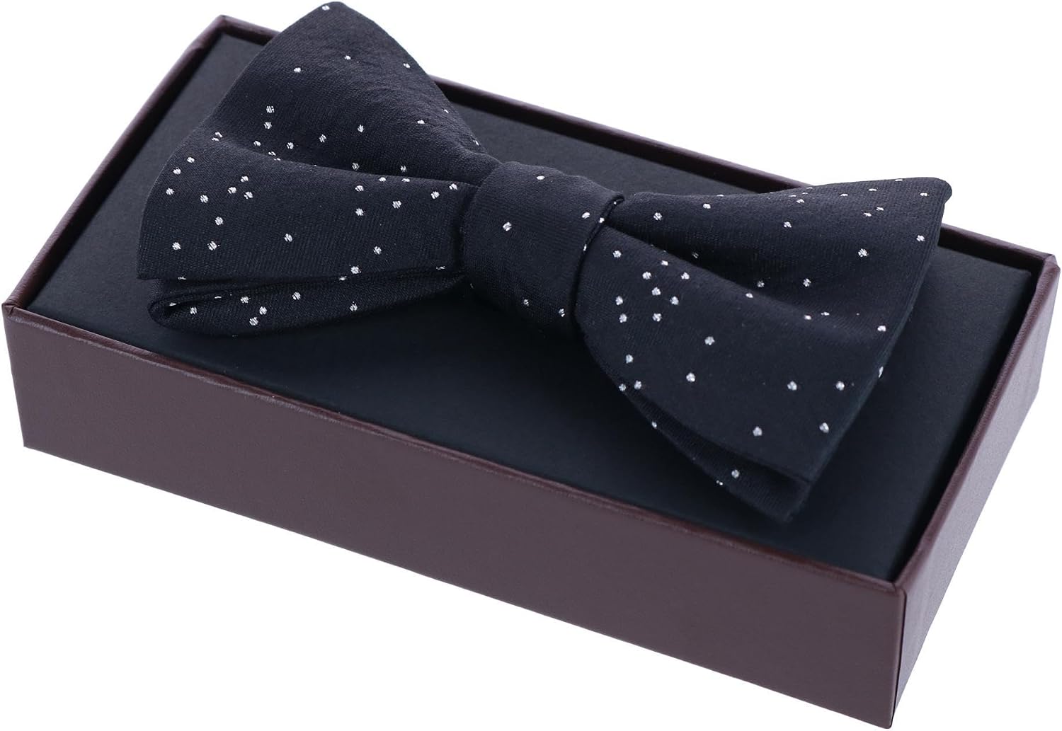 Trafalgar Men's Mystere Metallic Star Light Silk Bow Tie
