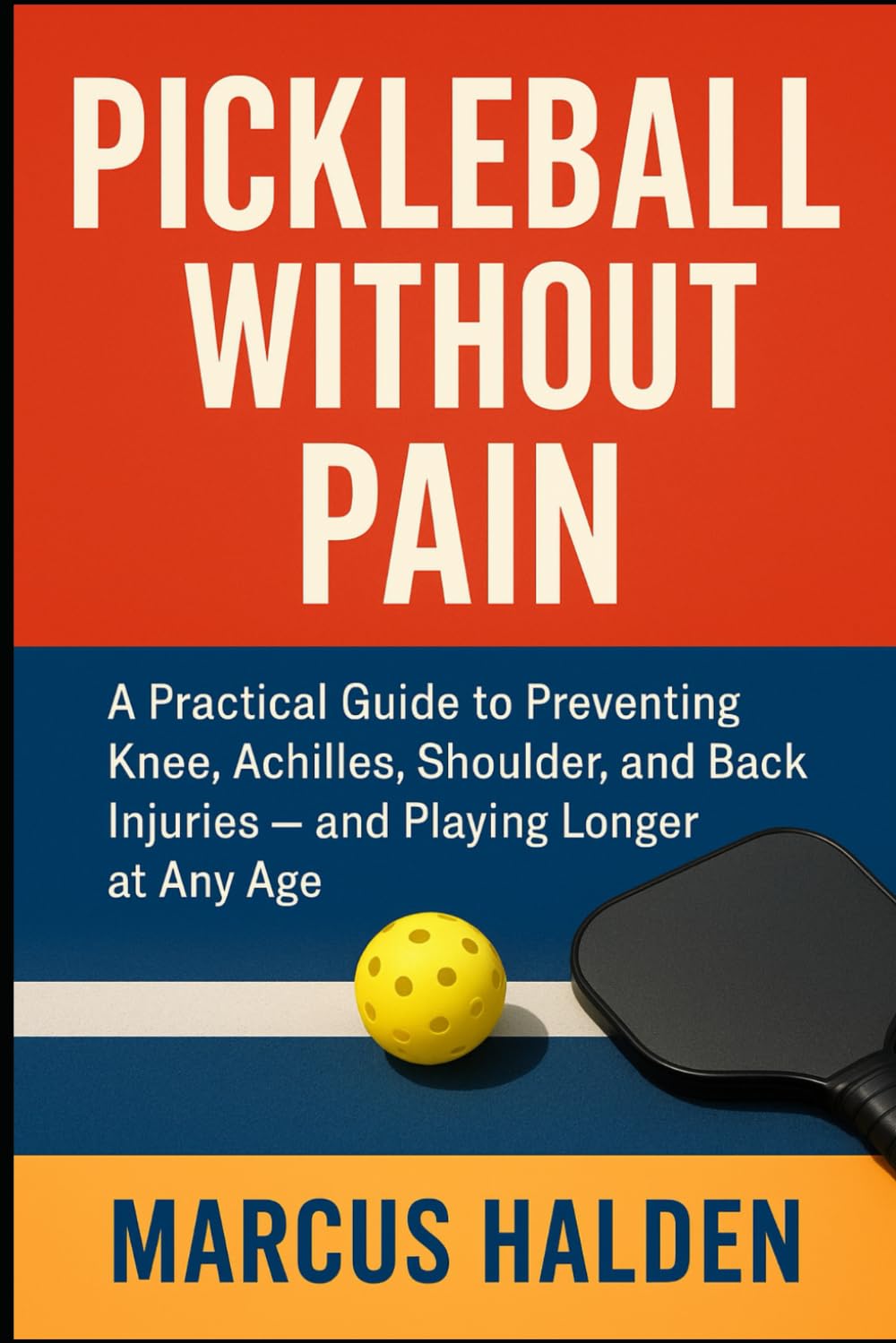 Pickleball Without Pain: A Practical Guide to Preventing Knee, Achilles, Shoulder, and Back Injuries — and Playing Longer at Any Age