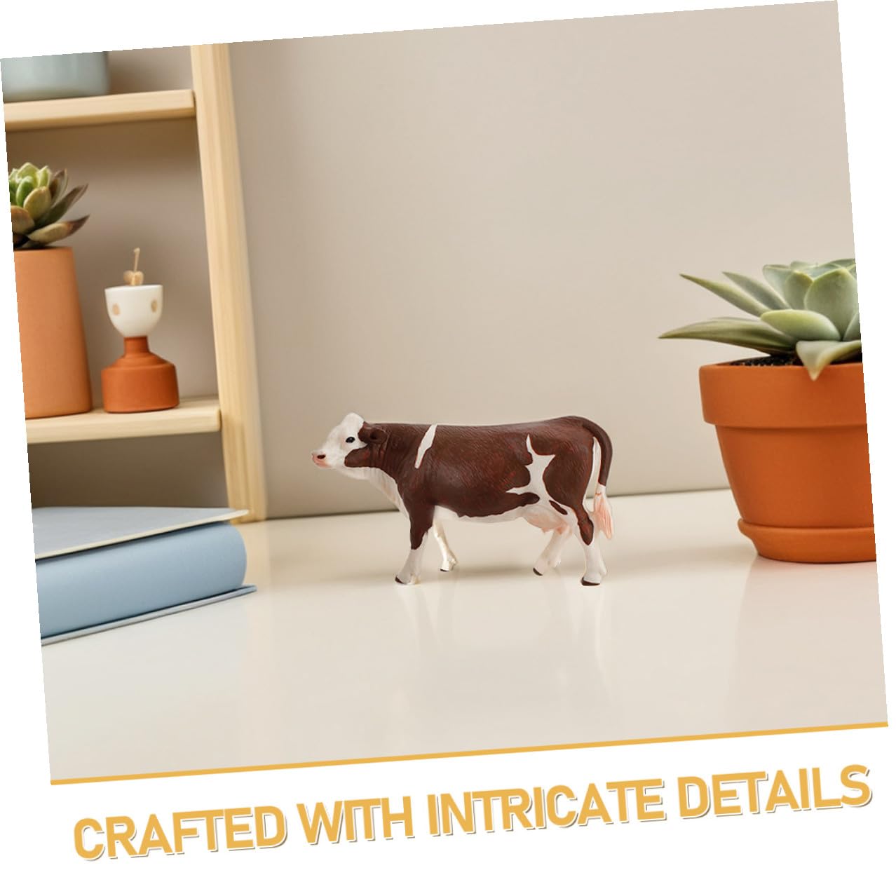 Figuras de Animales de Granja de PVC, 5 Piezas Diseño Único, Herramienta Educativa Exhibición, para Niños y Decoración