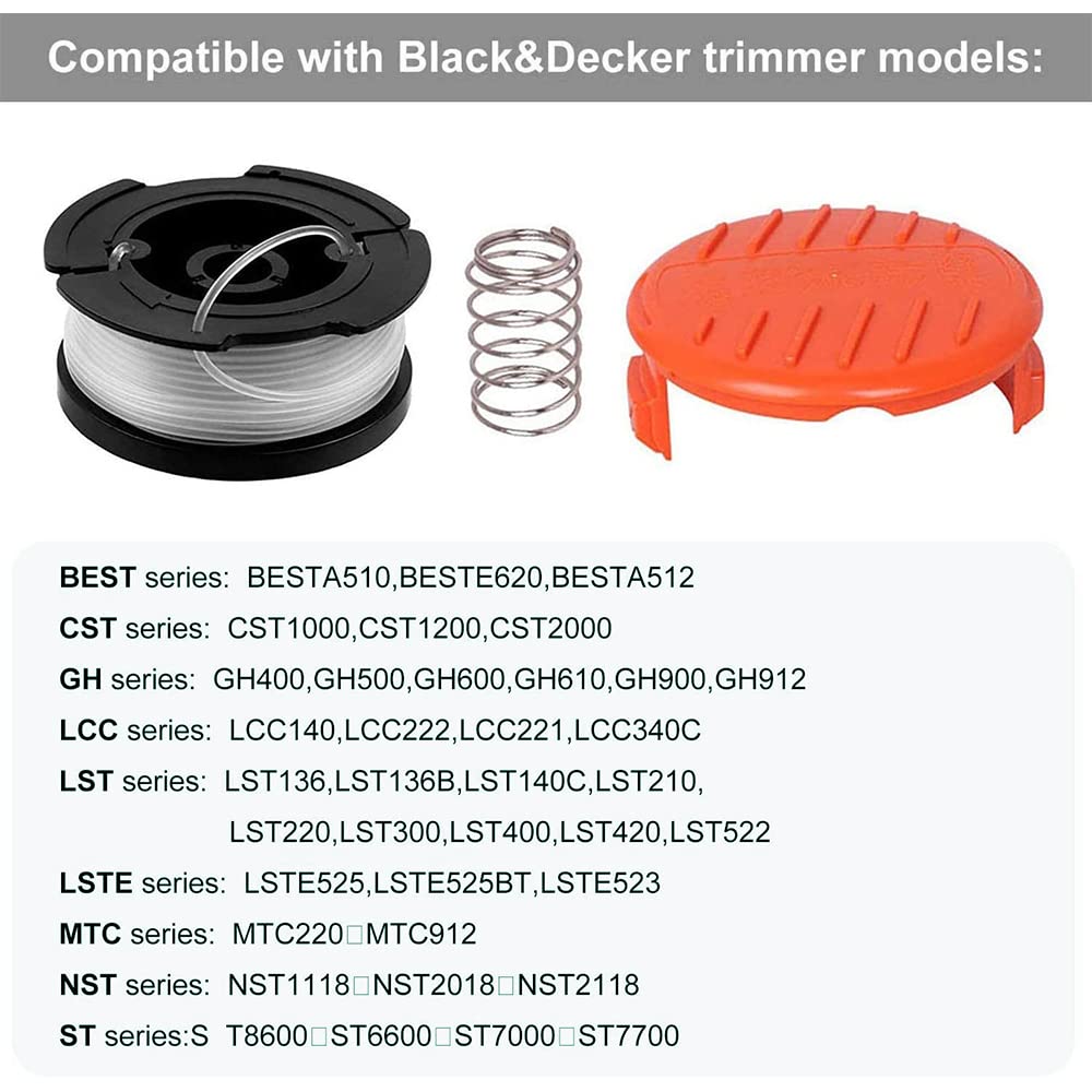 BLACK+DECKER Bobine De Rechange Pour Débroussailleuse AF-100