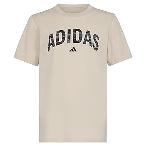 Adidas Boys Short Sleeve Graphic Tee Shirt