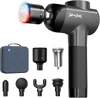 BOB AND BRAD X6 Pro Max Masszázspisztoly Meleg-Hideg Fejjel, 11mm Amplitúdó, 5 Sebességfokozat, Izomfájdalom Enyhítésre, USB-C Töltés, Hordo 1