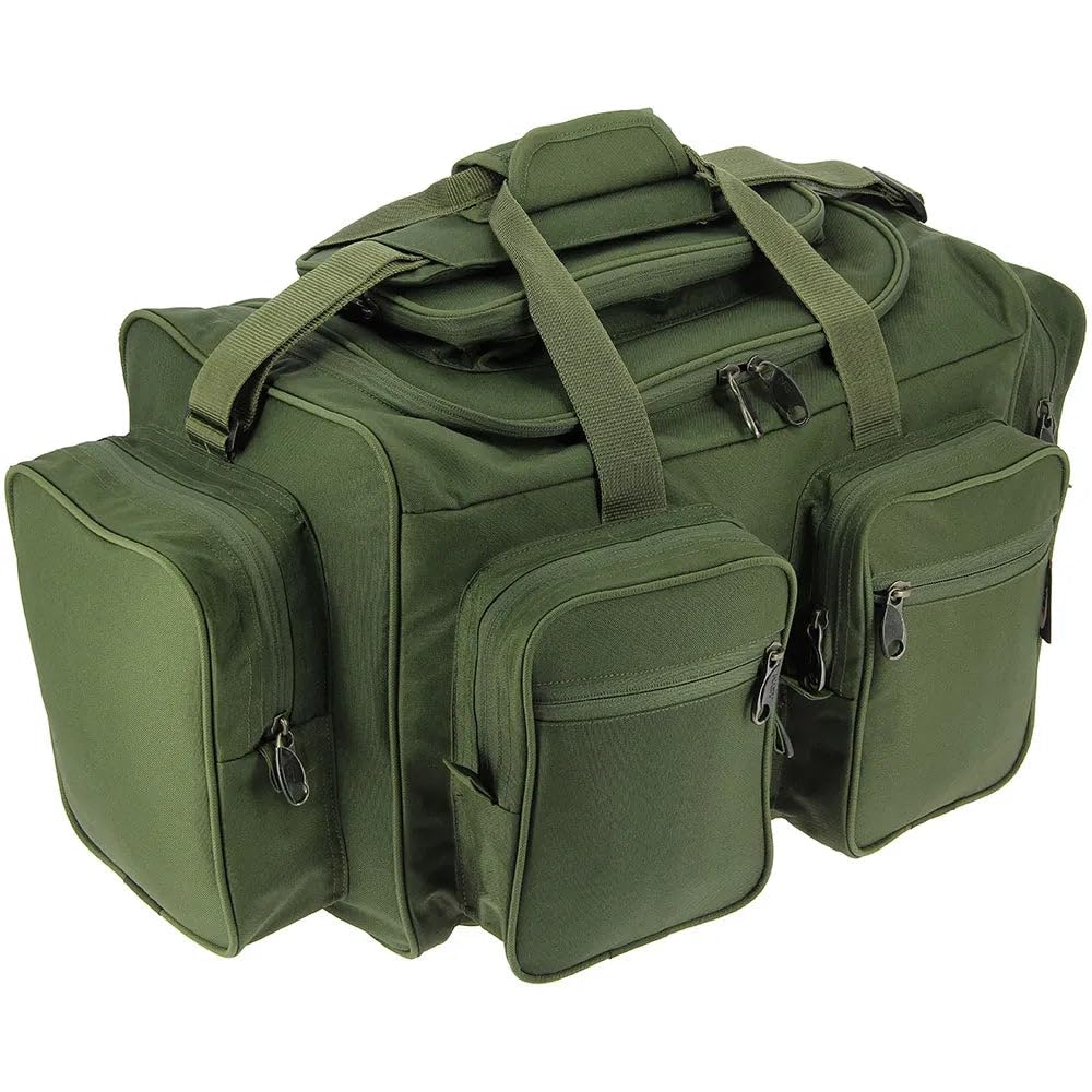NGT Fishing Carryall Bag 6 Spacious Pockets Padded Handles & Shoulder Strap Carp