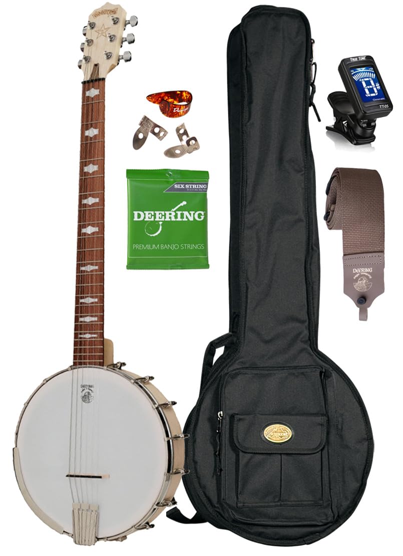 Amazon.co.jp: Deering Goodtime 6 オープンバック バンジョー 6
