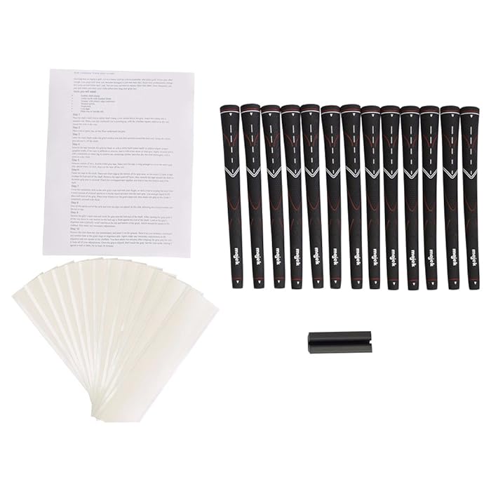 Buy Majek All Senior Women's Golf Grips Midsize Black Tour Pro and Grip Kit (13 grips, grip tape