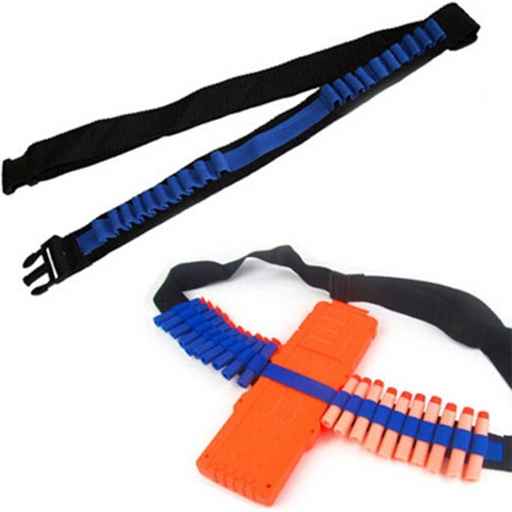 BOROLA-C Toy Gun Bullet Shoulder Strap Darts Bandolier Kit Ammo Storage Holder Compatible for Elite Nerf N-Strike Blasters(N-Strike Elite Bandolier Kit)