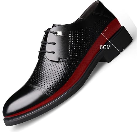 Men's Suede Oxford Wing Tips Heels Lace 