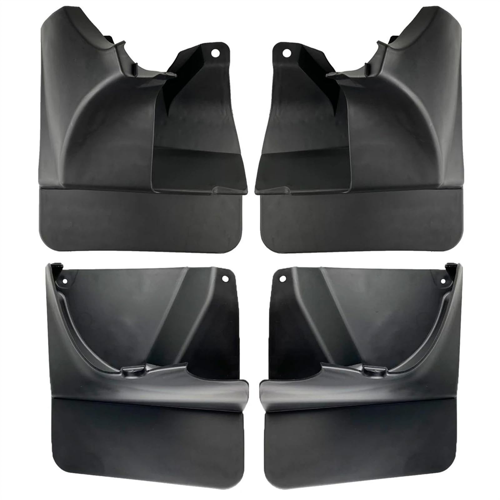 Faldillas Antibarro Guardabarros para Toyota para Land para Cruiser para Prado FJ120 120 2003 2004 2005 2006 2007 2008 2009 Coche Aletas Guardabarros (Color : Front Rear)