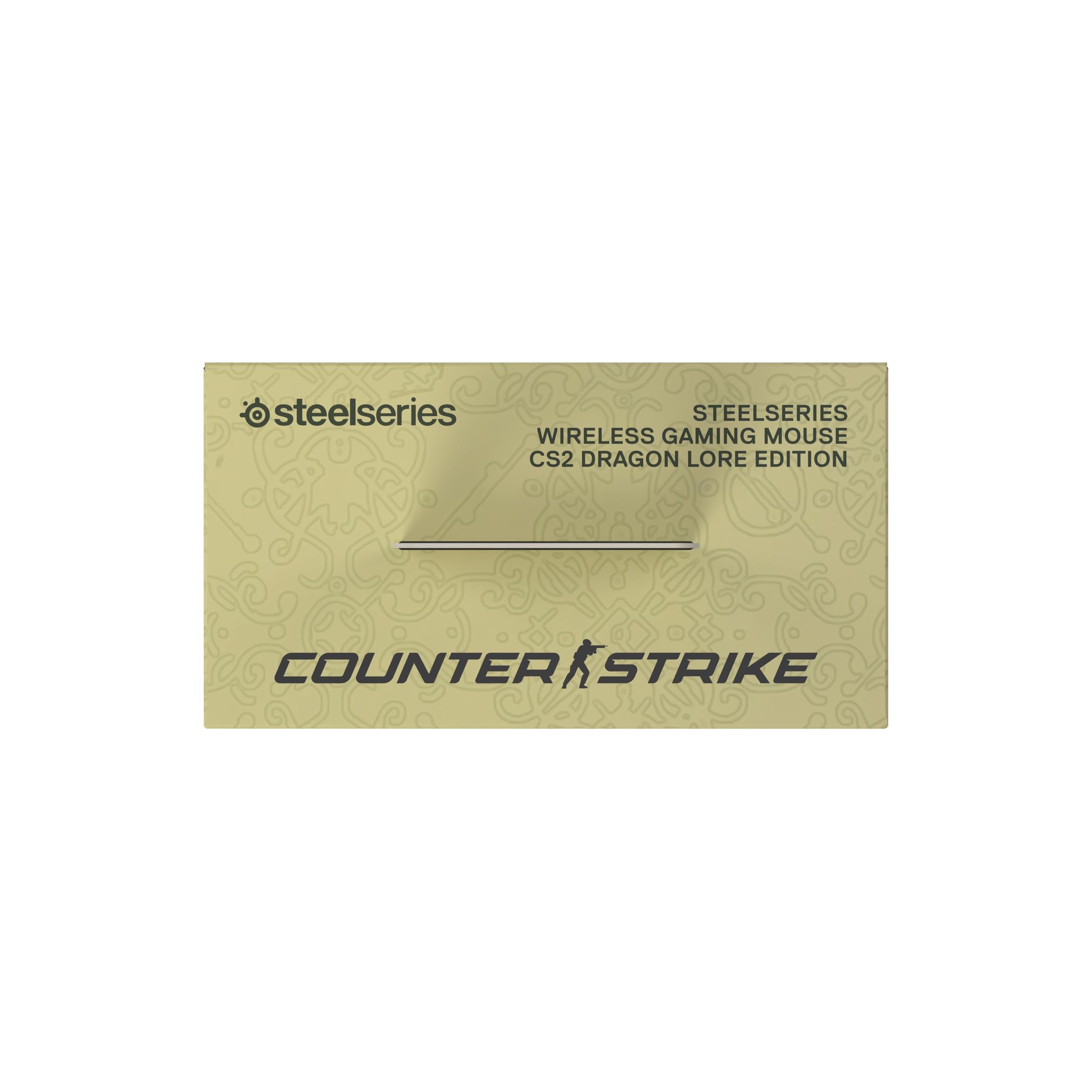 SteelSeries CS2 Dragon Lore – Bezprzewodowa mysz do gier – Counter-Strike – 2,4 GHz i Bluetooth – Czujnik optyczny 18 tys. DPI TrueMove Air – Bateria do 200 godz. — Wytrzymałość 80 mln kliknięć