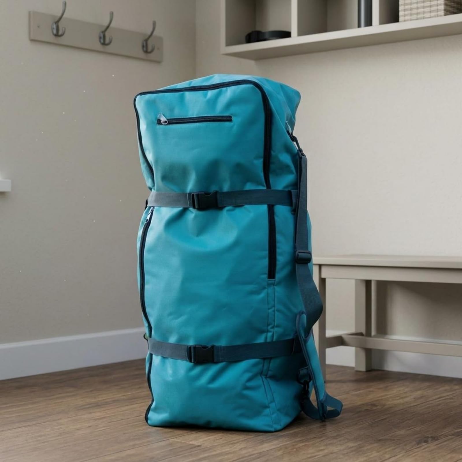 F Fityle Funda para Tabla de Surf Mochila Bolsa Estuche Portador con Cremallera Amplia y Correas Acolchadas Nylon Resistente y Correas de Compresión Adecuada para Playa Lago Viajes Acuáticos