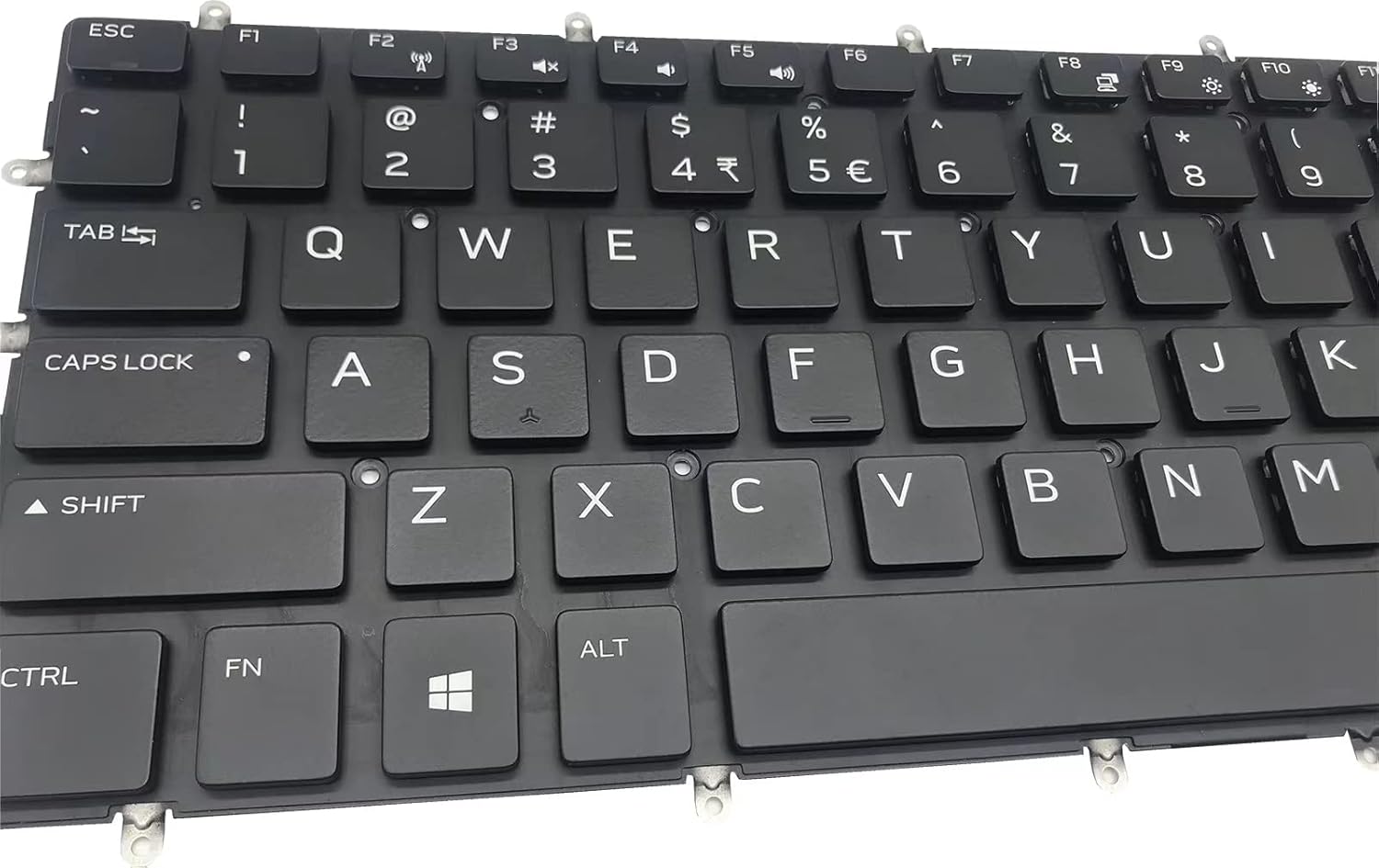 Laptop Replacement Keyboard Backlight for Dell Alienware M17 R1 M15 2019 Black Borderless US Layout
