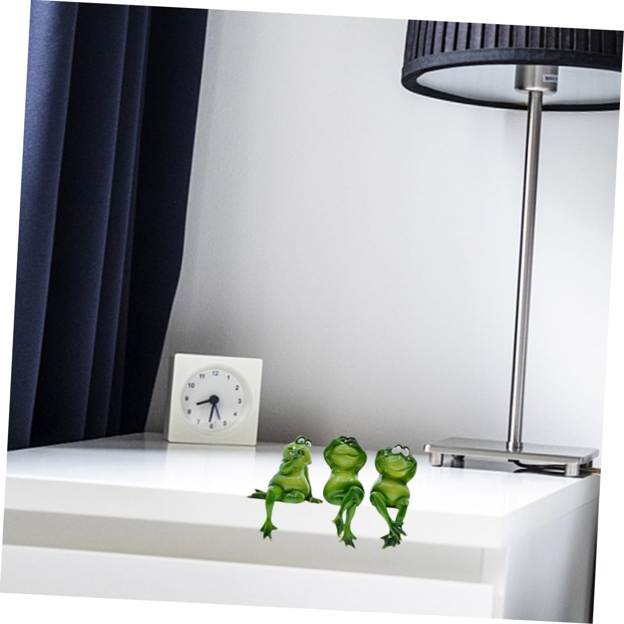 BESPORTBLE 3 Stück Froschfiguren aus Kunstharz, Grün, für Garten