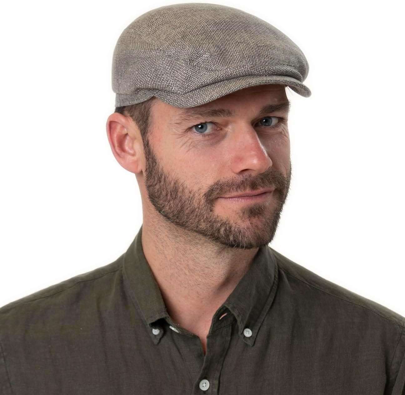 Stetson Taleco Flat Cap Made in EU Wool Linen Newsboy Cotton Unisex Summer Winter