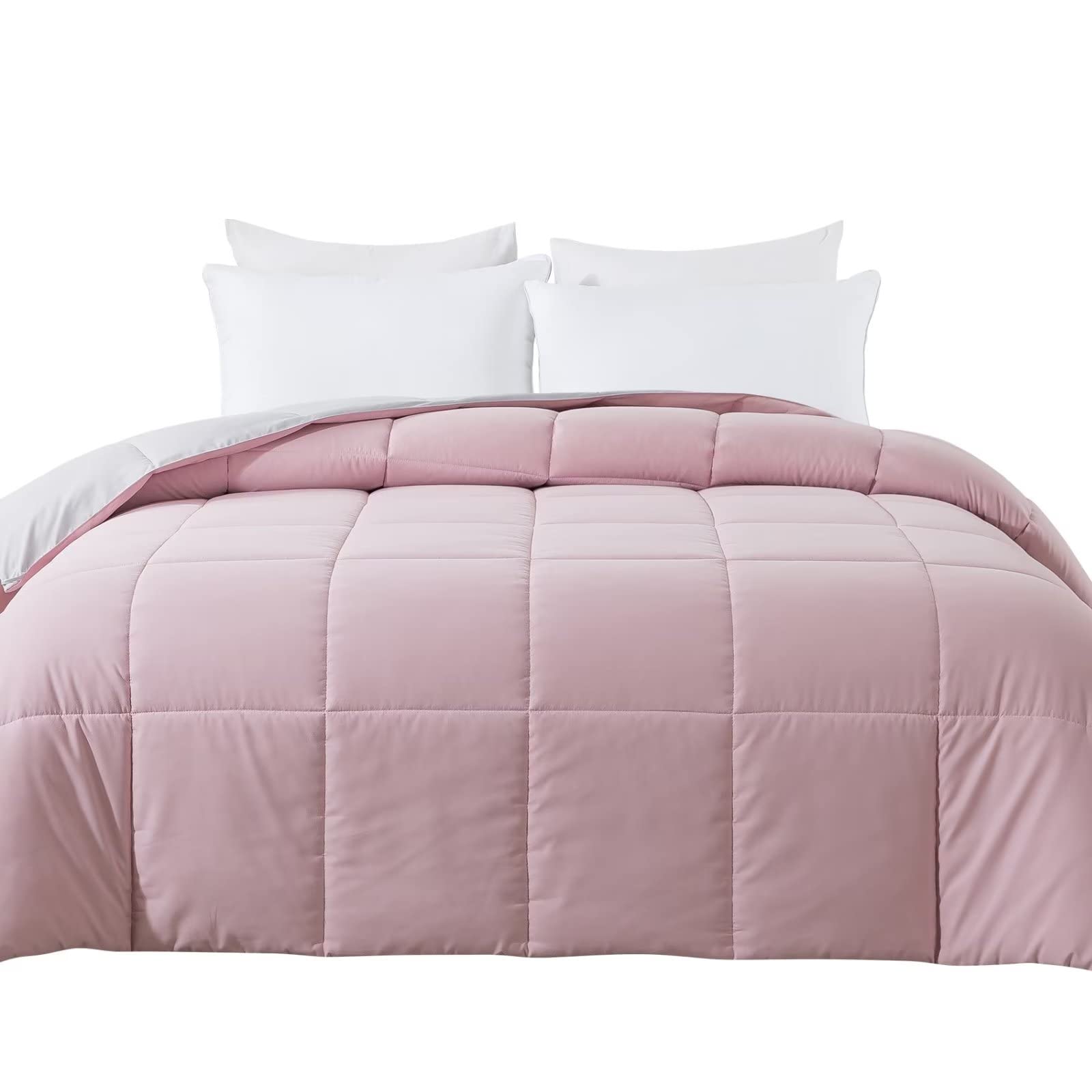 Cosybay - Edredón Alternativo De Plumón (negro/gris, Queen) - Edredón De Cama Suave Acolchado Para Todas Las