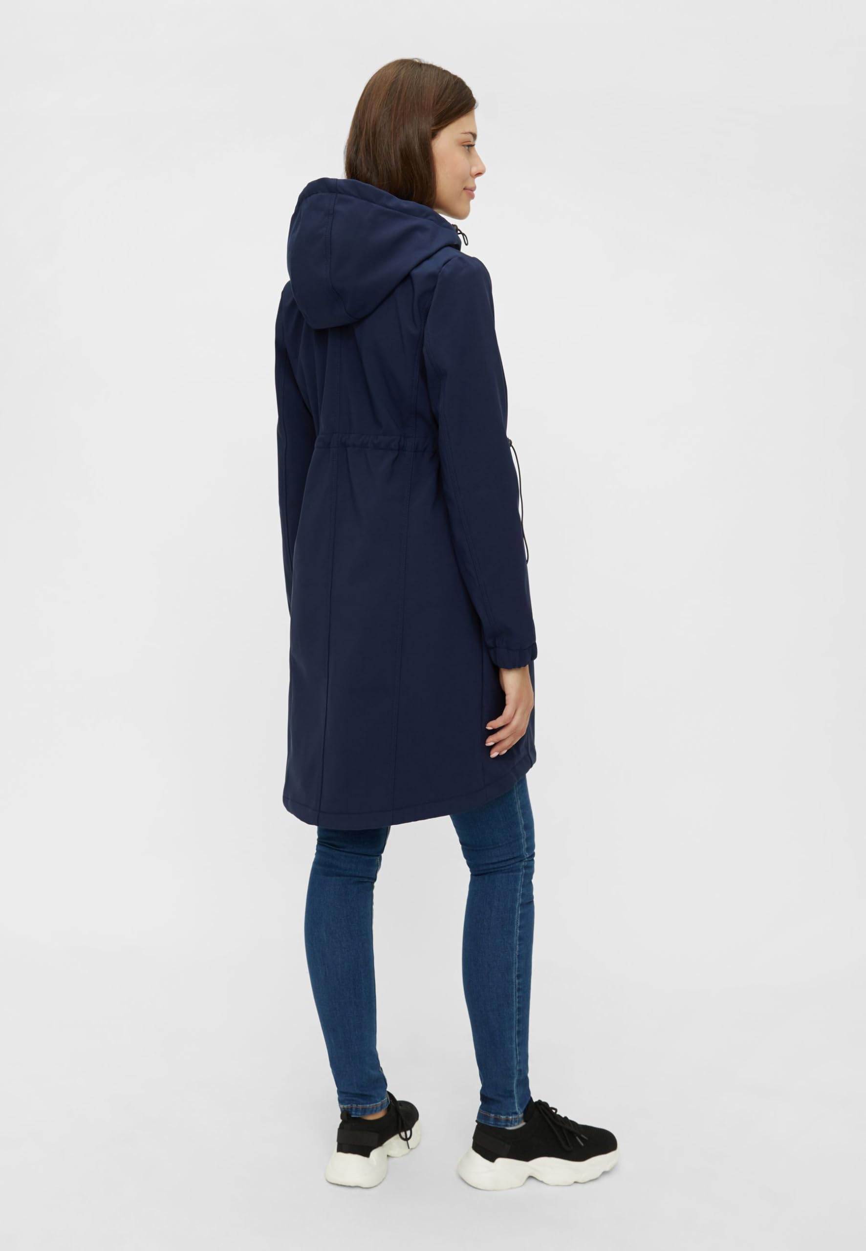 MAMALICIOUS Mlshella 3in1tikka Softshell Jacket Noos, Chaqueta Premama Mujer, Azul (Navy Blazer Navy Blazer), 42 (Talla del Fabricante: Large)
