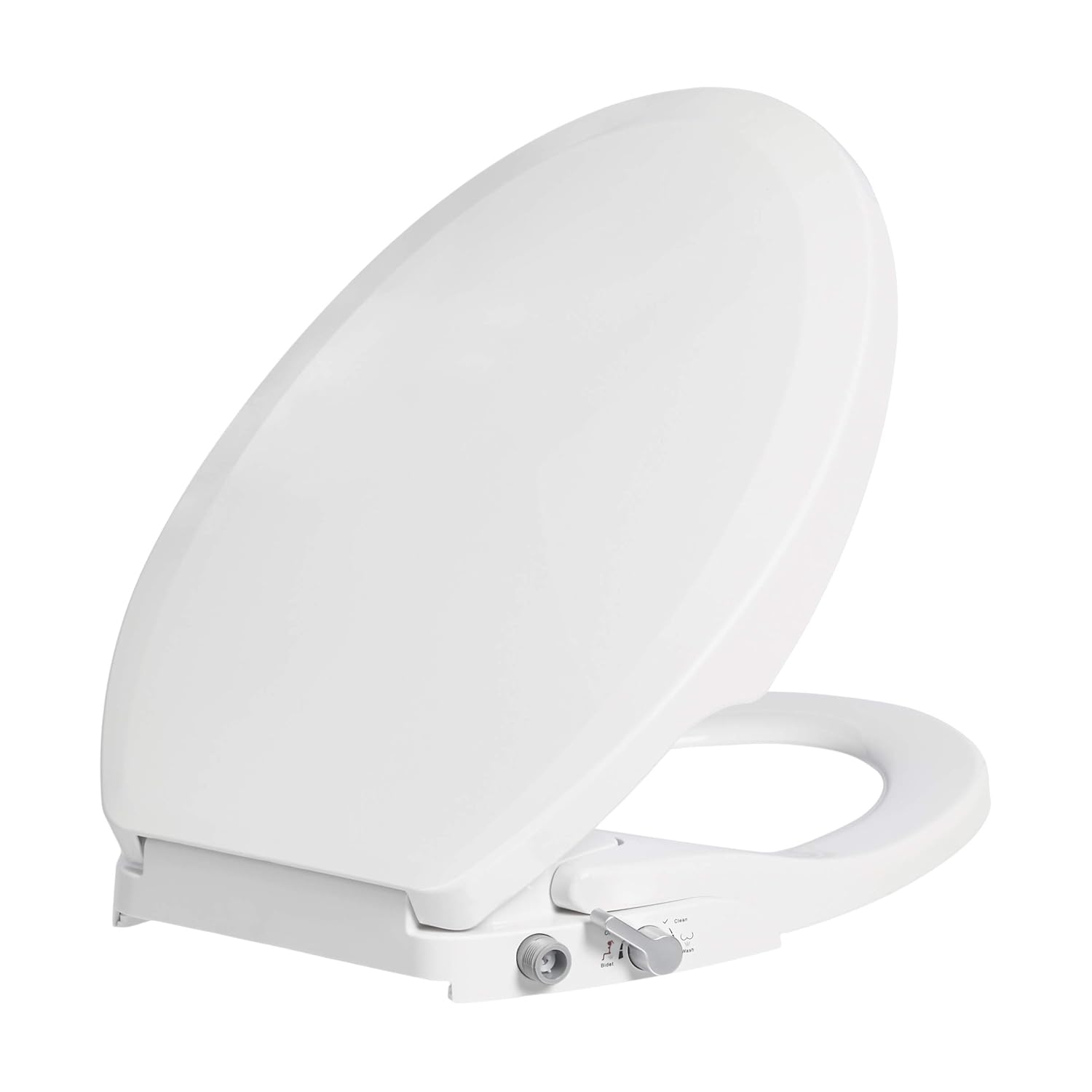 AmazonBasics NonElectric Bidet Toilet Seat, Elongated, White Amazon