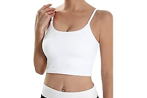 Sports Bras: Padded, Quick-Dry Camisole Crop Tops for Women