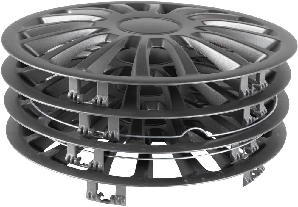 Start Set copricerchi auto antracite monza 15'' 4 pezzi in ABS