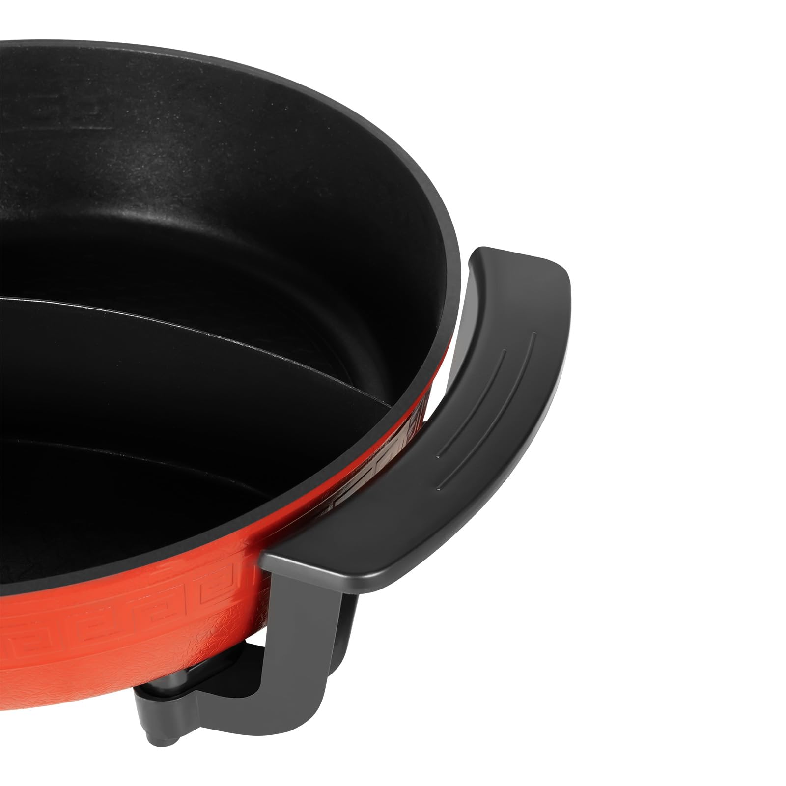 Olla caliente eléctrica de 6 litros, actualizada, olla caliente separable de doble cara, 1360 W, olla caliente eléctrica, fondue para 6 personas, con tapa, fondue, termostato ajustable, olla caliente