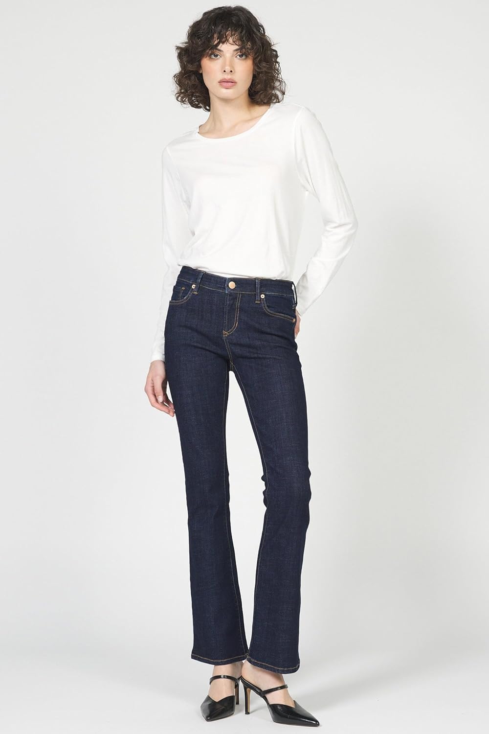 DEAR JOHN Jaxtyn Mid Rise Bootcut Jeans for Women Comfort Stretch Denim - Image 2