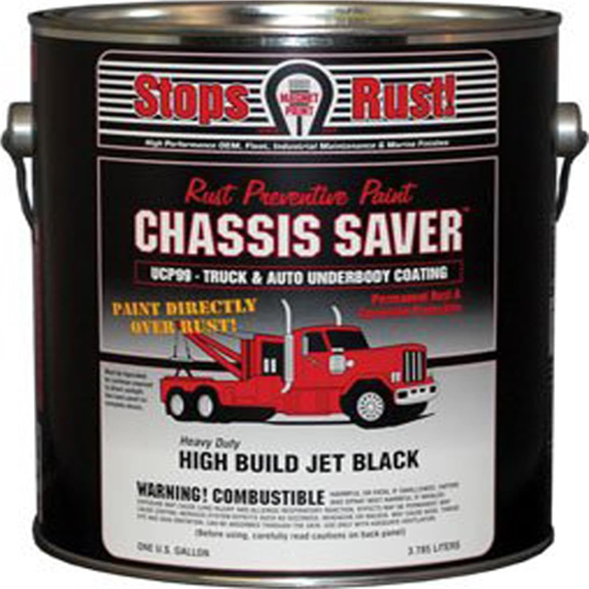 Magnet Paint & Shellac UCP99-01 Chassis Saver Paint Gloss Black, 1 Gallon Can
