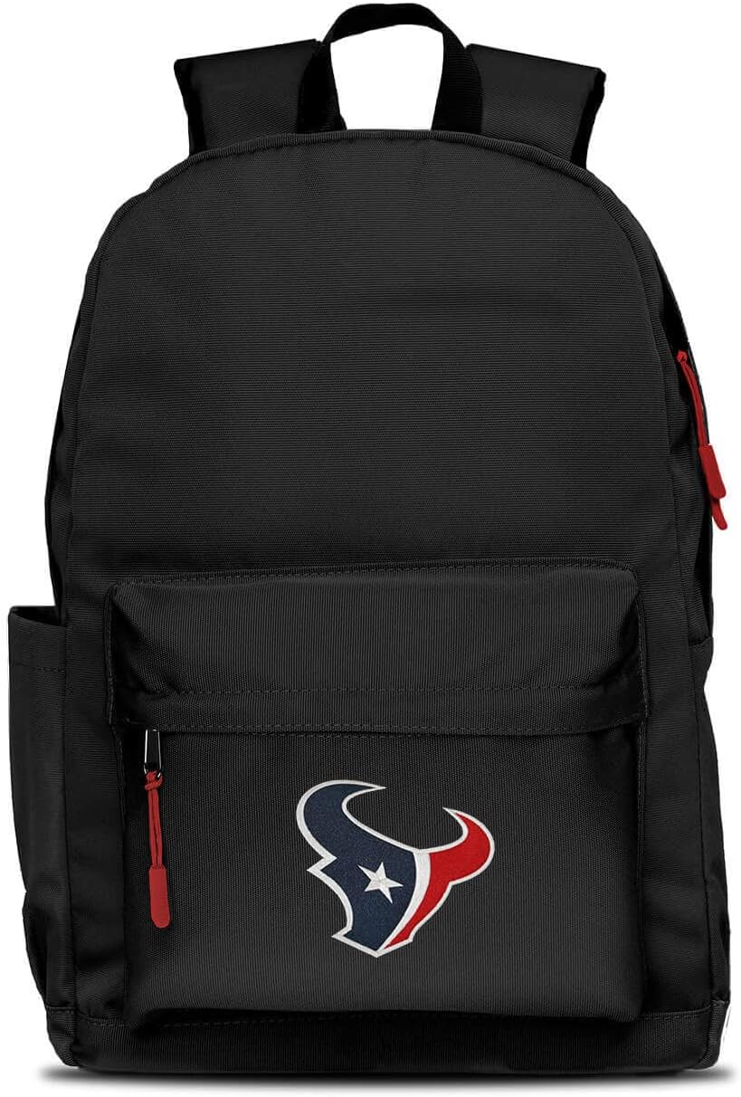 Denco Houston Texans Campus Backpack - Ideal for the Gym, Work, Hiking, Travel, School, Weekends, and Commuting