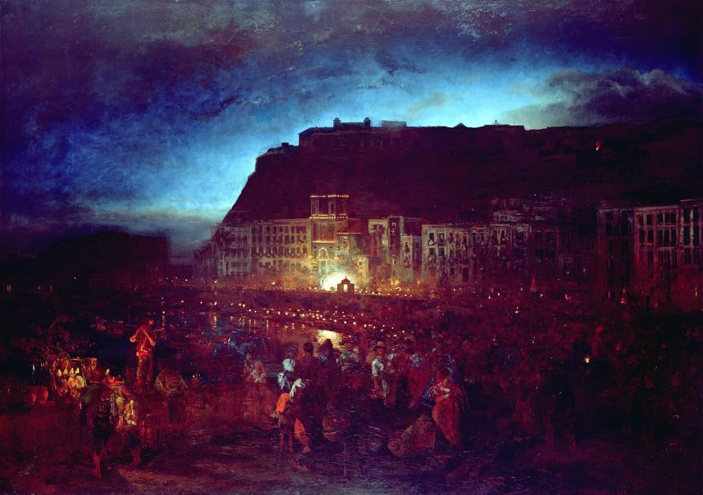 Moderne Art Murale Impression Oswald Achenbach de salon