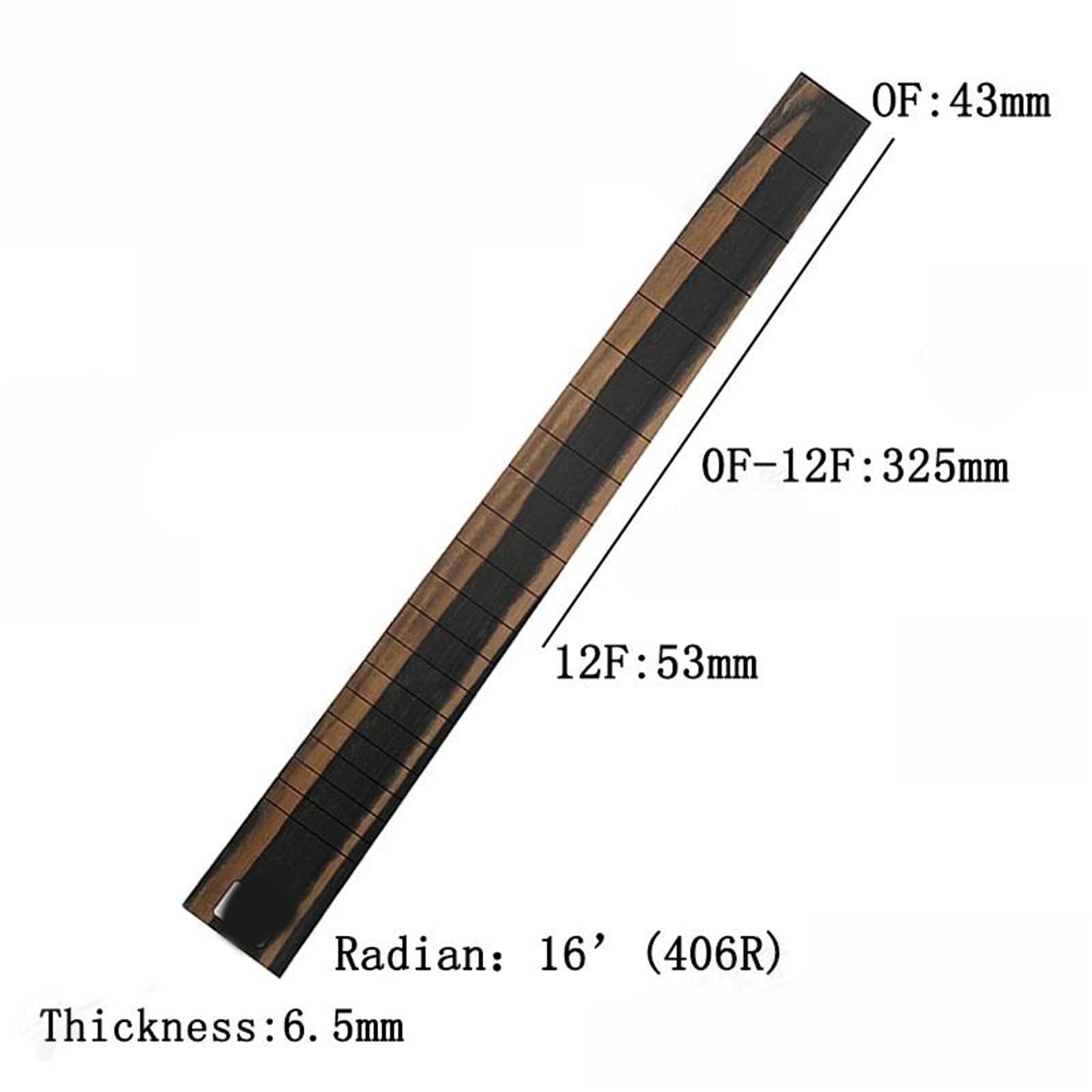 Hebanowa Podstrunnica Do Gitary Akustycznej Z 20 Progami Tuner Gitary(650mm)