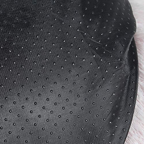 Fashionapple Flauschiges Katzenbett, rund, weiches Plüsch, Höhle mit Kapuze, Katzenbett, für den Winter, warm, Schlafkissen, rutschfest, maschinenwaschbar, für Katzen und Welpen-Kaffee, 60 cm