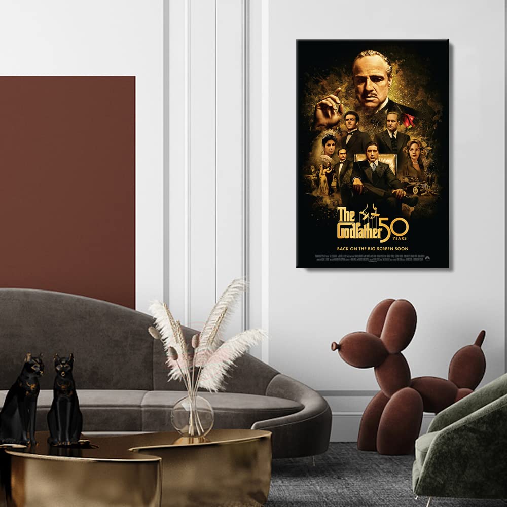 The Poster Godfather film canvas muurkunst decoratie woonkamer