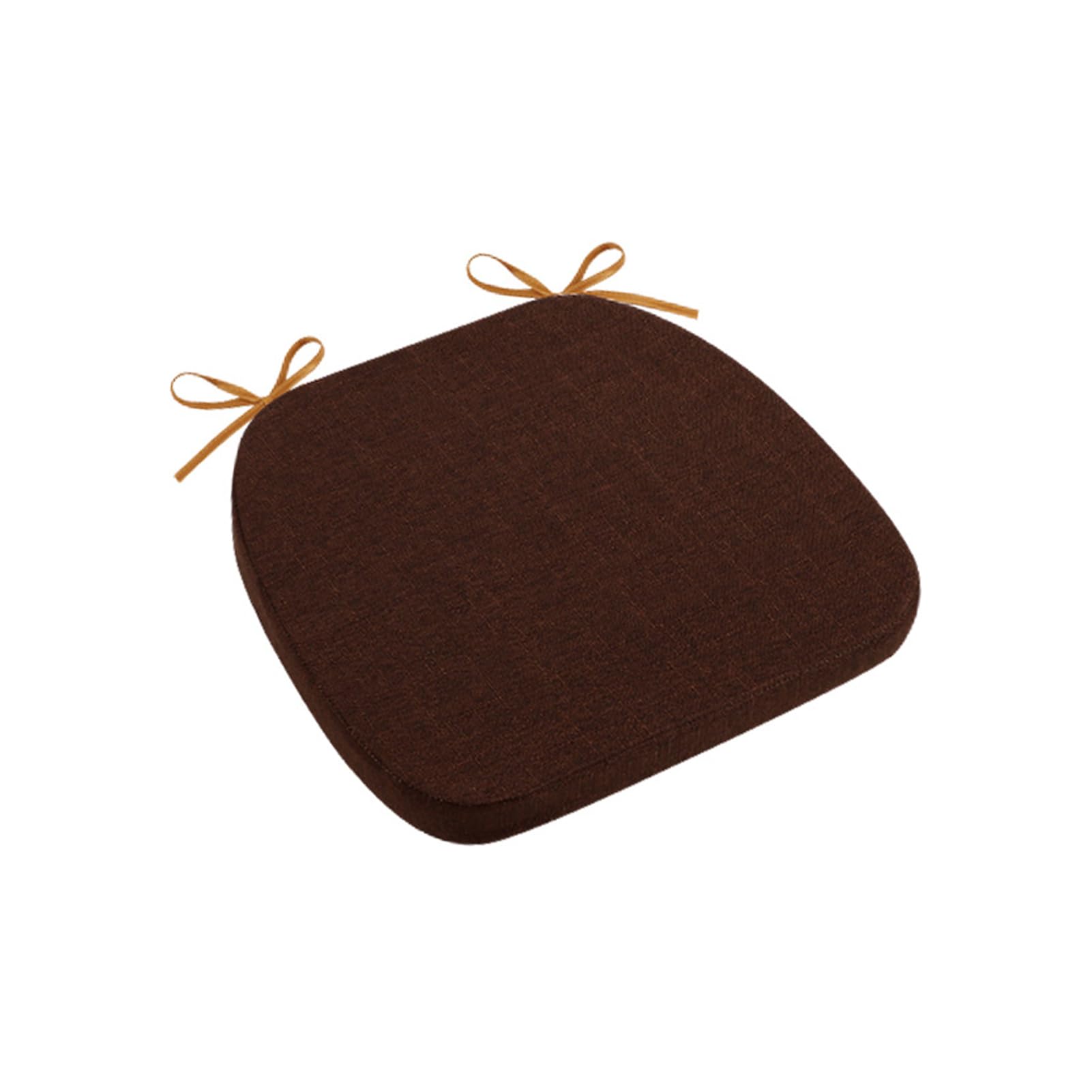 Set di 6 cuscini antiscivolo per sedia con laccetti, 40 x 40 cm, spessi cuscini per sedie da cucina e sala da pranzo, comodi cuscini decorativi, 4 cm di spessore