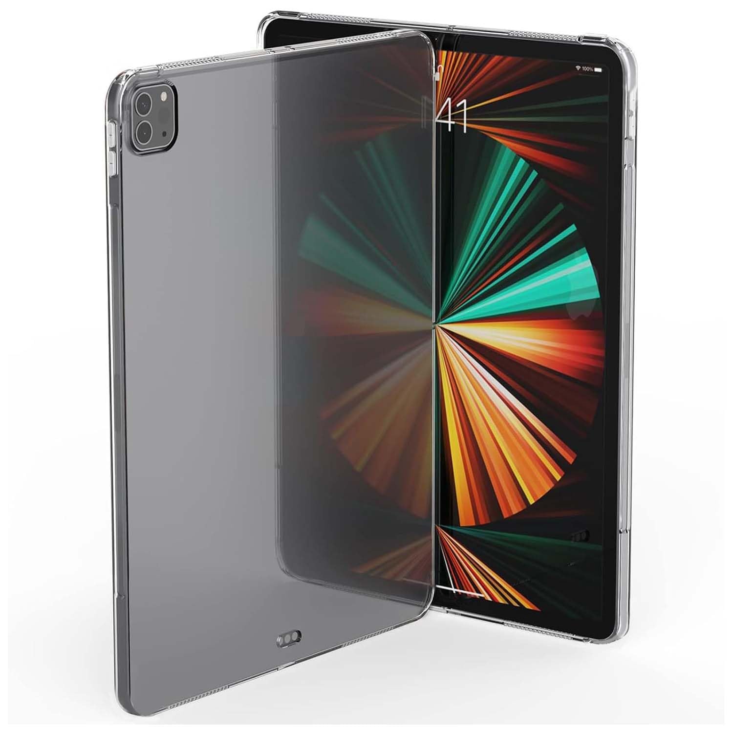 Étui iPad Pro 12,9 2020 silicone transparent souple modèle A2229 A2233 A2069 A2232