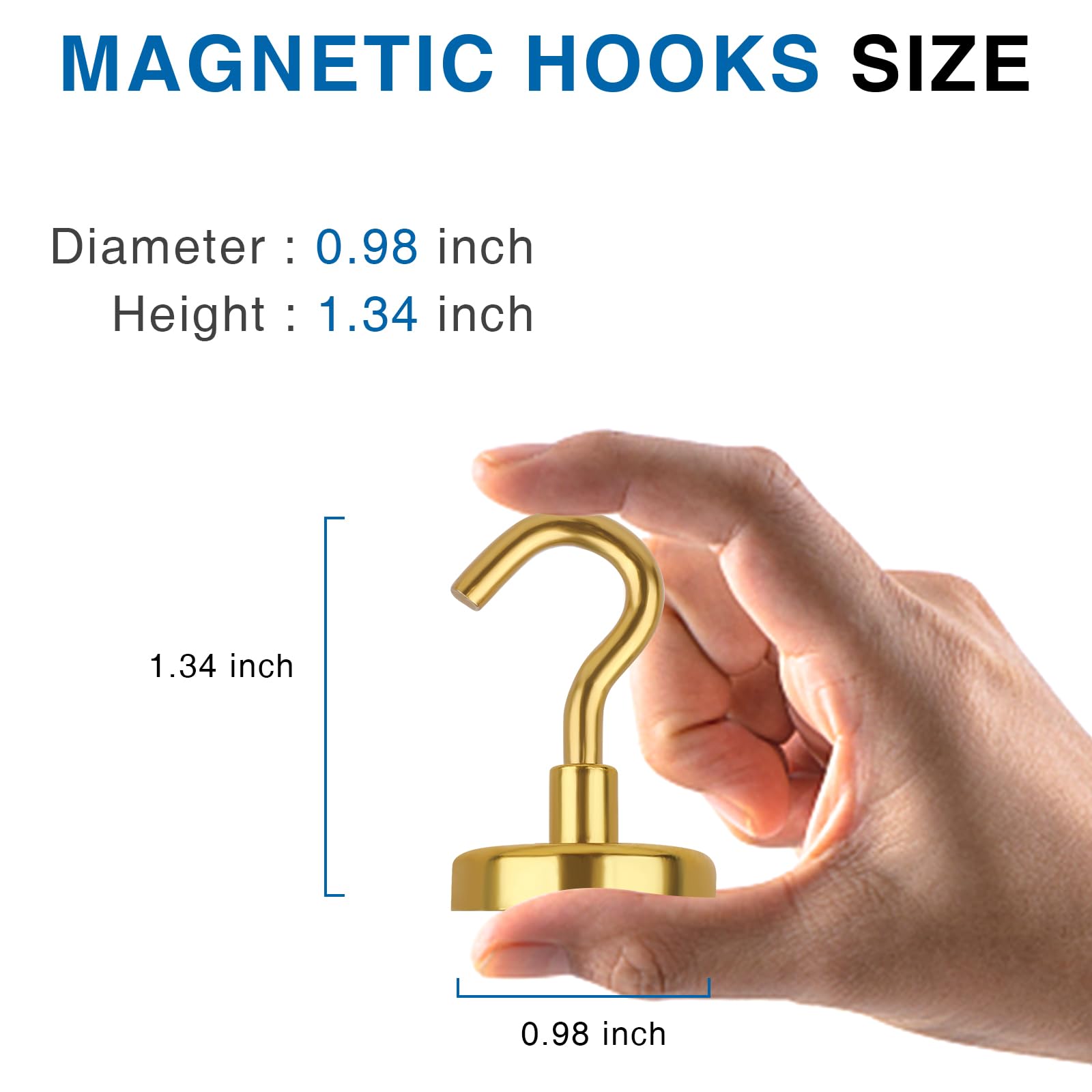 Cruise Cabin Magnetic Hooks - 4 Pack -2
