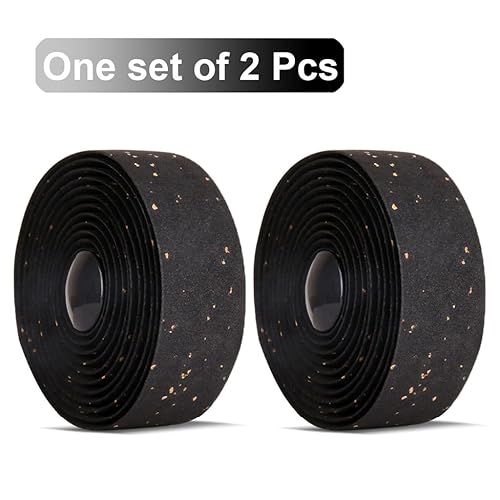 Miniatura 10 de Cinta de manillar de bicicleta Cinta de manillar de bicicleta de corcho Cinta de manillar de espuma EVA Envolturas de mango de ciclismo Color rojo