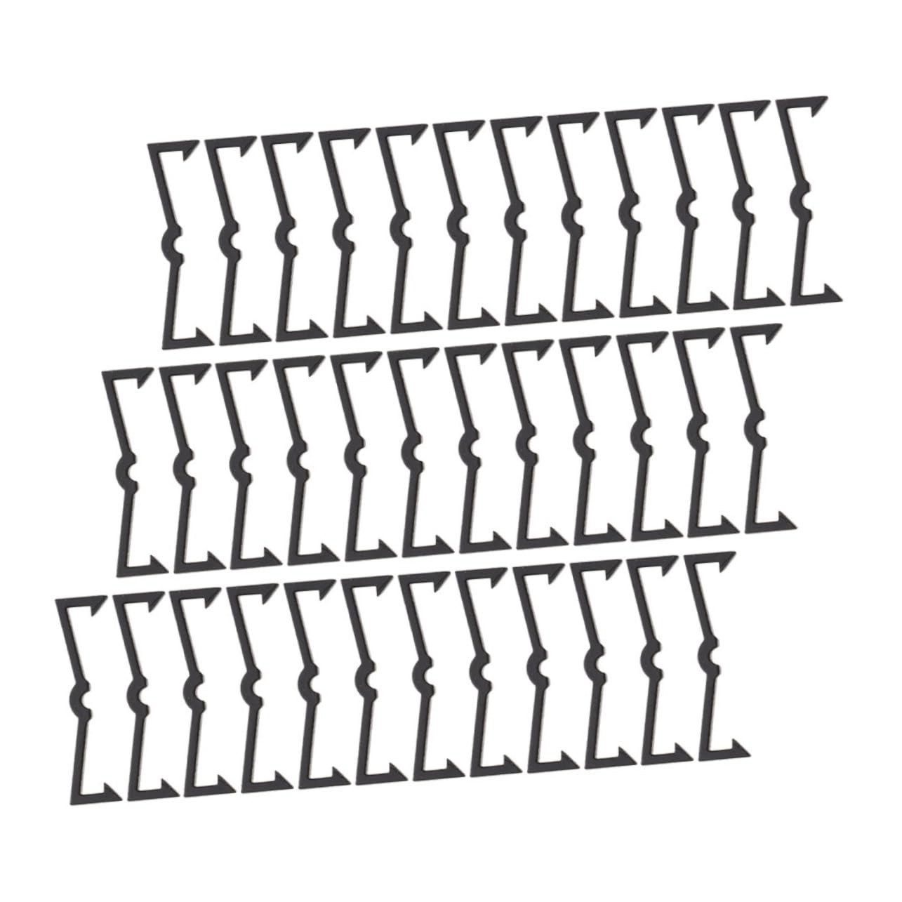 ULTECHNOVO 5 Set Di Ganci Per Pannelli Forati Per Accessori Versatili Per Garage Con Pannelli Forati Installazione Rapida 100 Pezzi * 5