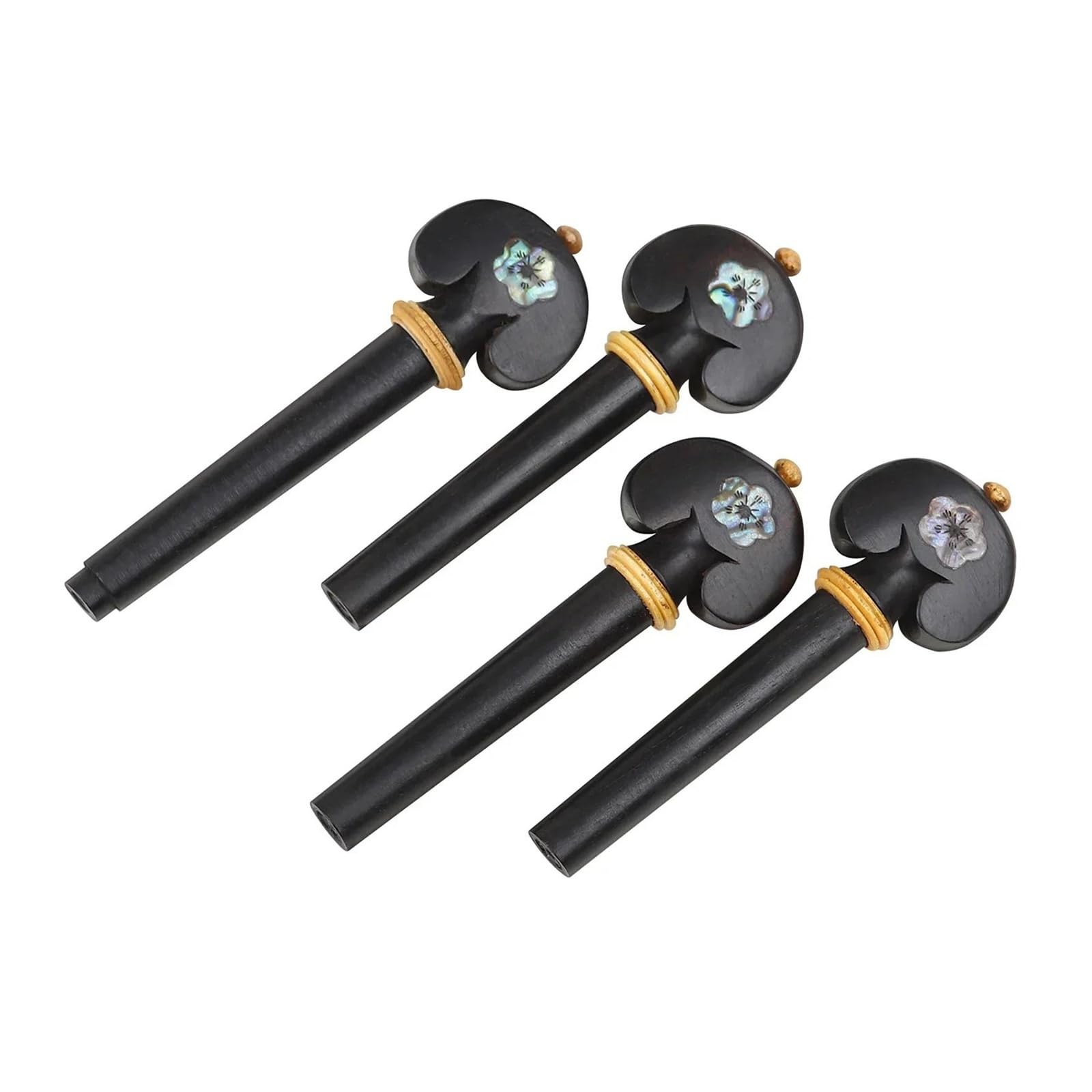 Accessori per violino 4 pezzi di aste per corde di violino in ebano adatte per accessori di ricambio professionali