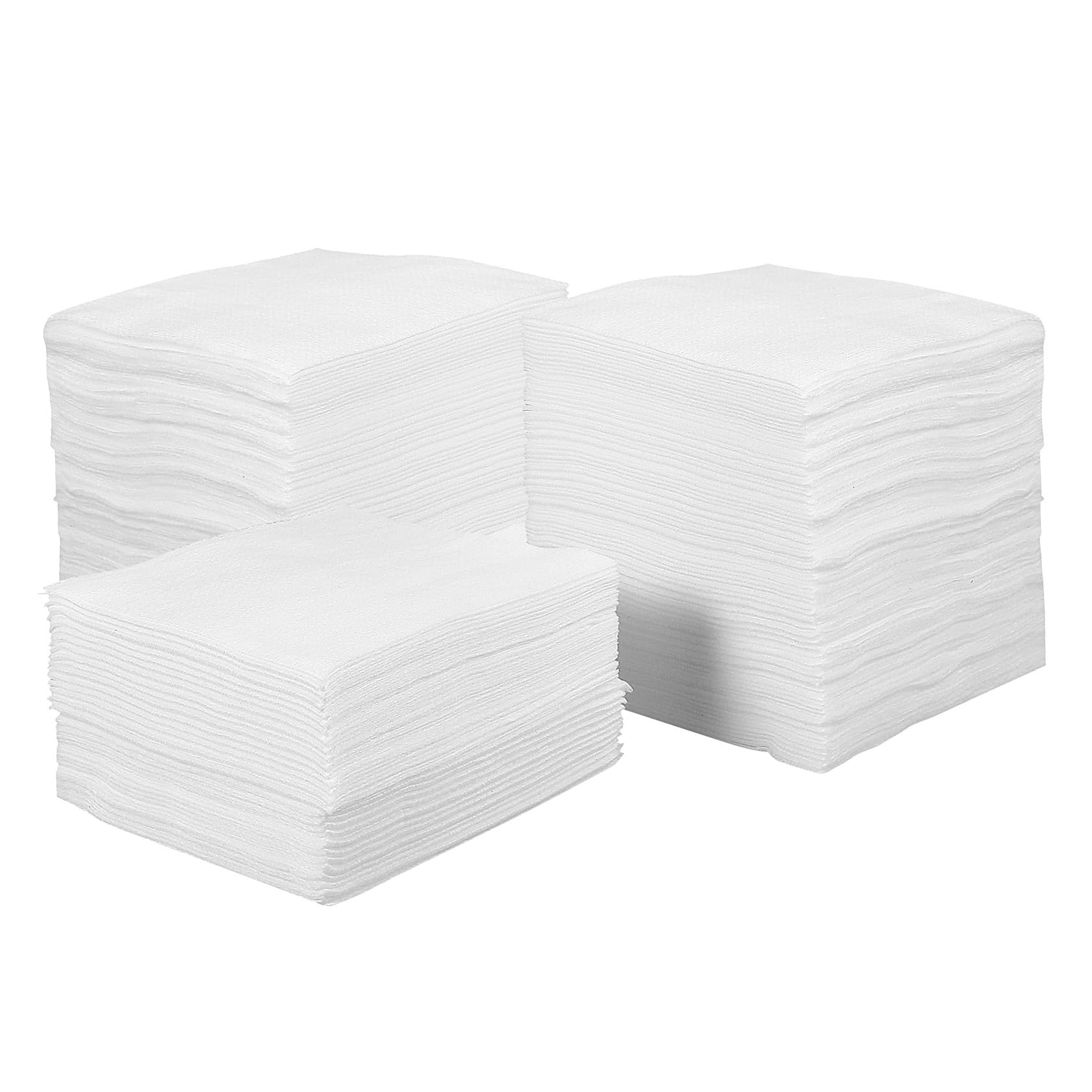 PACKOVE Dischetti 400 Pezzi Struccanti Monouso Bianco Non Tessuto per Rimozione Trucco e Detergenza Quotidiana per Pulizia Profonda del Viso