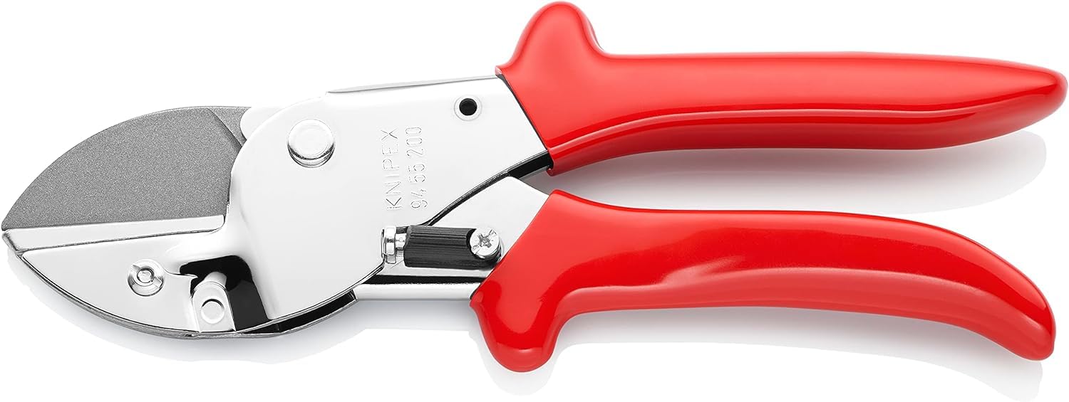 KNIPEX Tijeras yunque cromado con mangos recubiertos de plástico 200 mm, 94 55 200