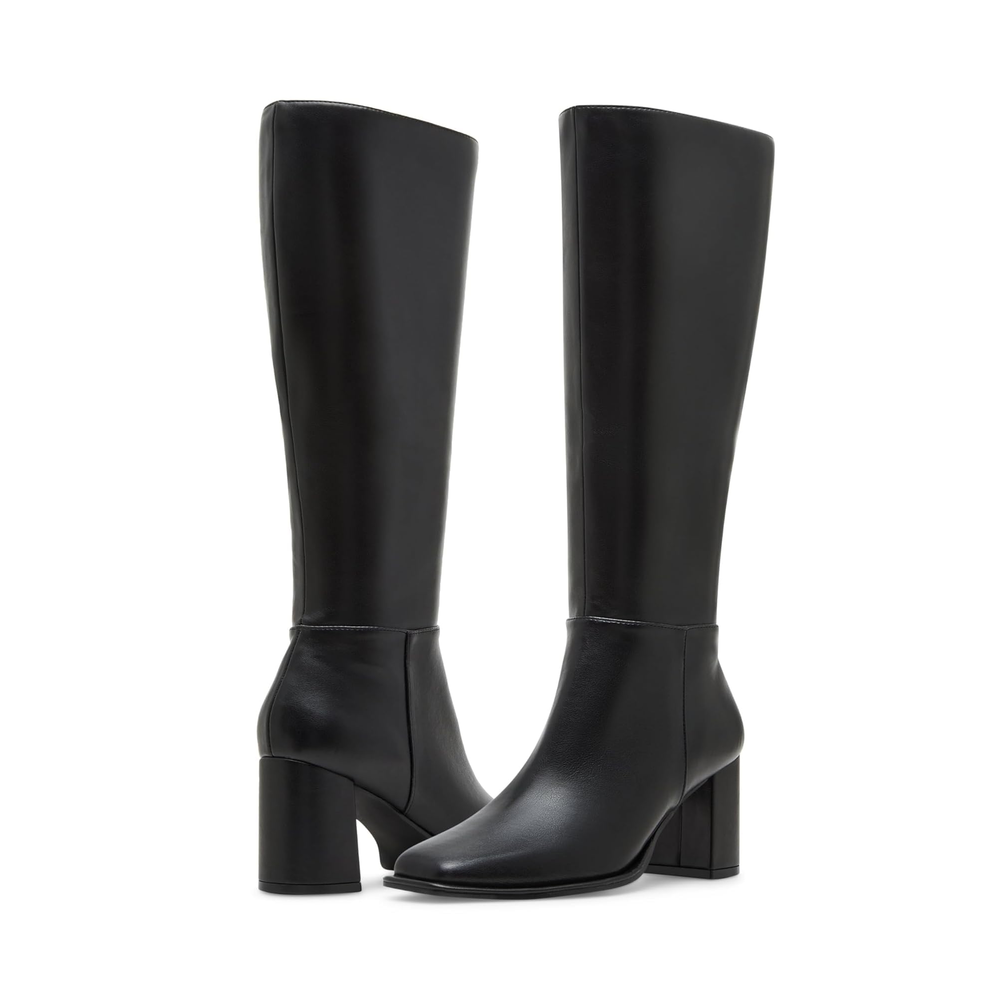 Madden Girl Damskie podkolanówki Magnolia, czarna tkanina, 44 EU, Czarna tkanina, 40.5 EU